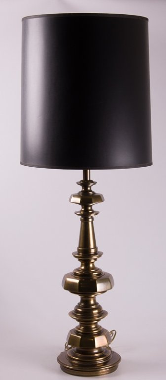 Stiffel Tall Brass Table Lamp (1 of 2)