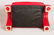Designer Style Red Leather Loveseat - 9