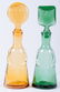 Erik Hoglund Modern Figural Glass Bottles, Two (2)