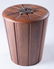 Vermillion Walnut Ice Bucket