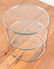 Round Three-Tier Glass Top Table