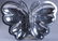 Vintage Aluminum Butterfly Tray