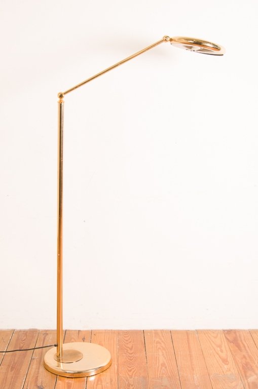 Italian Relco Mid Century Modern Brass Floor Lamp
