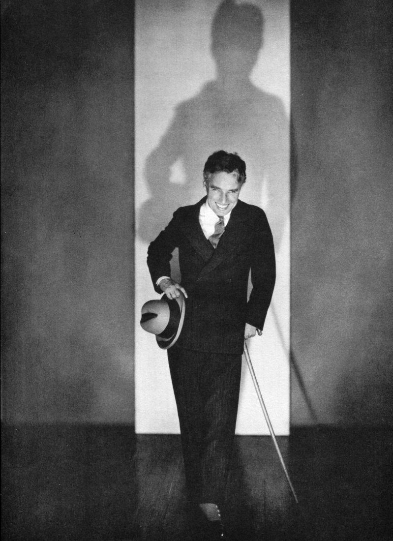 Edward Steichen, Charles Chaplin Vintage Photogravure: 1960 M. Dumont Schauberg (printer) vintage photogravure - 1920s Portrait by Edward Steichen of comedic film actor Charles Chaplin Image size 10" X 12"