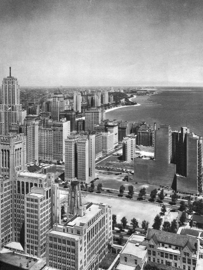 Henri Blessing - Chicago - Vintage Gravure: Vintage Sheet-Fed Photogravure by Beck Engraving Company - 1936 Annual - Image size approx. 9"x12"