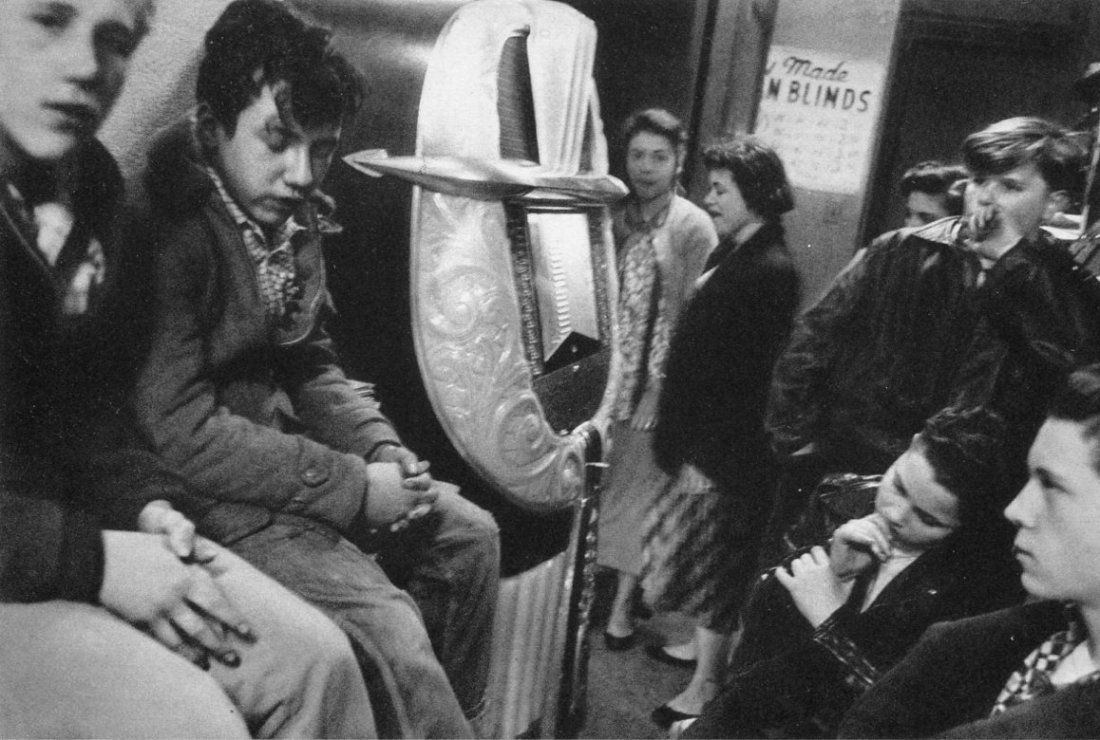 Robert Frank - Candy Store, New York - Gravure: 1959 Sheet-fed Gravure from a distressed 1st edition Grove Press - The Americans - Image size approx. 8"x5"