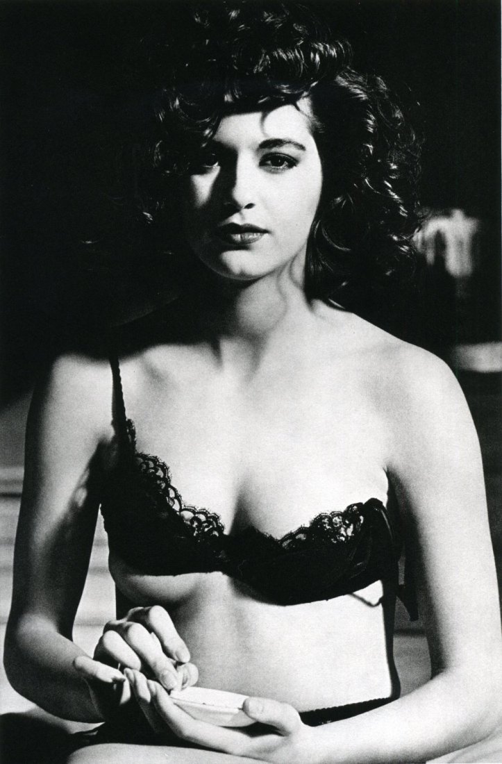 (Nude) Bettina Rheims - Black Bra - Gravure: Sheet-fed PhotoGravure by Societe d'Impressions - 1985 Compilation - Image size approx. 6.5"x8"