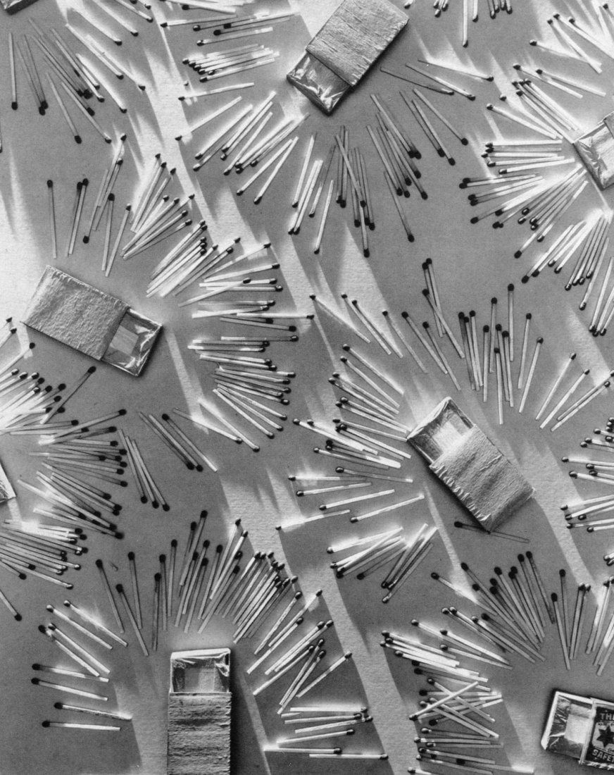 Edward Steichen - Matches & Boxes - Gravure: printed in 1963 by Conzett and Huber (Swiss printer) Sheet-fed photogravure - Image Size approx. 8"x10"