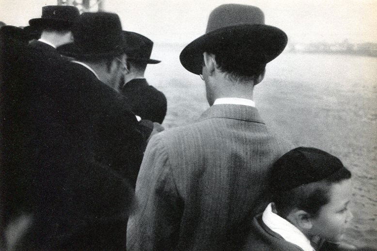 Robert Frank - Yom Kippur, East River NYC - Gravure: 1959 Sheet-fed Gravure - Grove Press - The Americans - Image size approx. 8"x5"