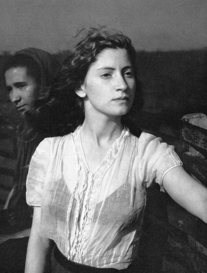 Edouard Boubat - Lella, Brittany - Gravure: 1949 Sheet-fed Gravure printed 1973 by C.J. Bucher (swiss printers) - Image size approx. 8"x10"