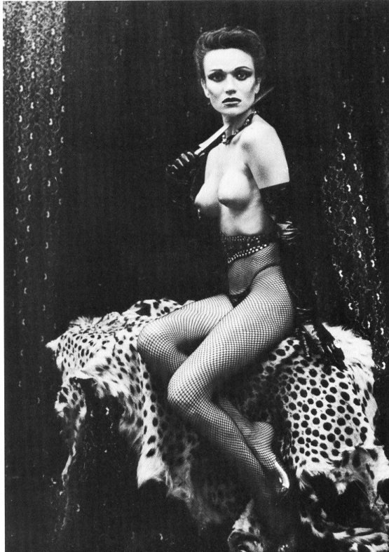 Irina Ionesco - Eve - Duotone: This is from a compilation of Duotones beautifully printed in 1982 in Switzerland - Image size 3.5" x 5". Photo Mounted with acid free tissue on conservation mat-board