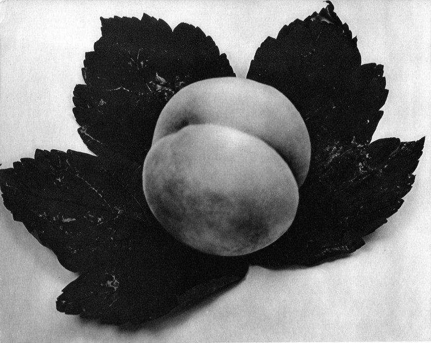 Man Ray - "Peach and Leaf": 1934 Sheet-fed Gravure printed by Neogravure Company, France - Image size approx. 7.5"x 6"