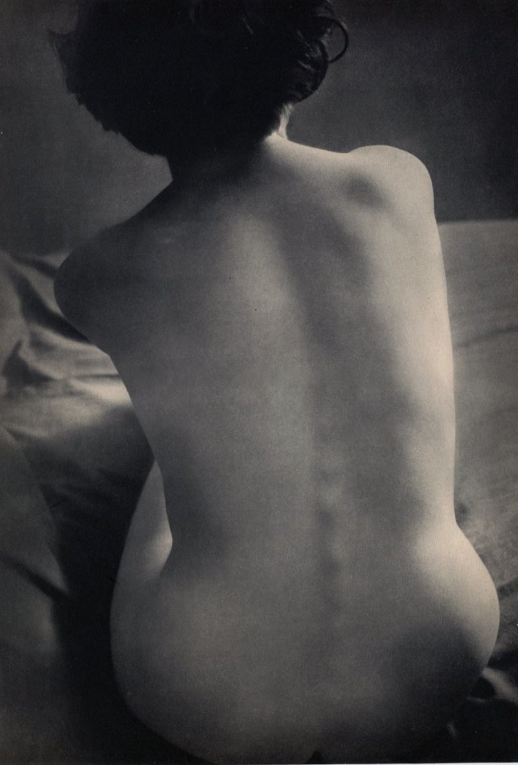 (nude) Brassai- Woman Nude Torso: Beautiful Vintage HelioGravure printed by Theo Brugiere - Paris in 1948, Etudes de Nus - Image size approx. 9"x13"