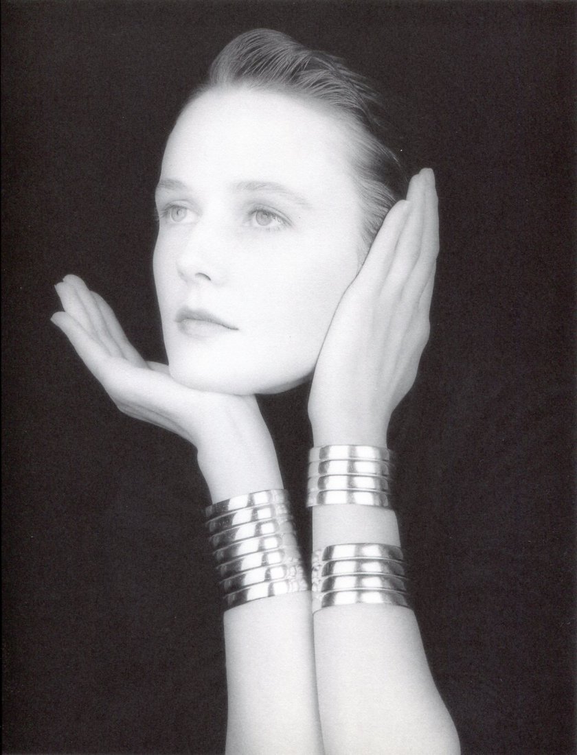 Robert Mapplethorpe - Lucy Ferry, 1986: This is a mechanical duotone print from a Monograph beautifully printed in 1989 in the US on Superfine Mohawk Paper - Image size 9" x 10.5â€. Photo Mounted with acid free tissue on conservation mat