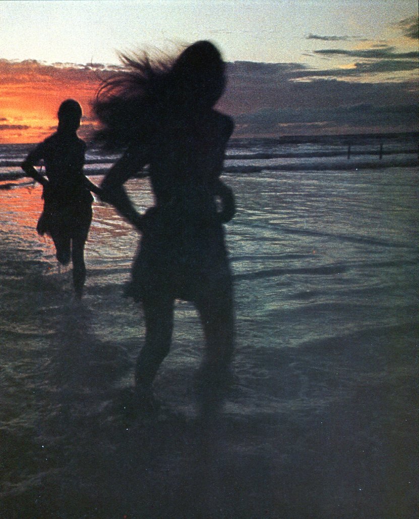 David Hamilton - Nude- Color 1972 - Color Offset: This is from a monograph of Color Offset lithograps printed in 1972 in Germany - Image size 7" x 10". Photo Mounted with acid free tissue on conservation mat-board