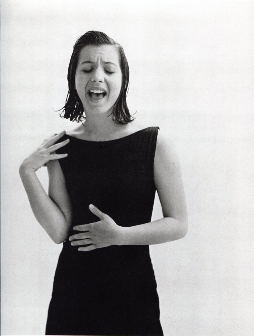 Bruce Weber - Moon Zappa - Hollywood: 1988 Sheet-fed Gravure printed by H Fournier, S.A. - Vitoria (Spanish printers) - Beautifully printed - Image size approx. 9"x12"