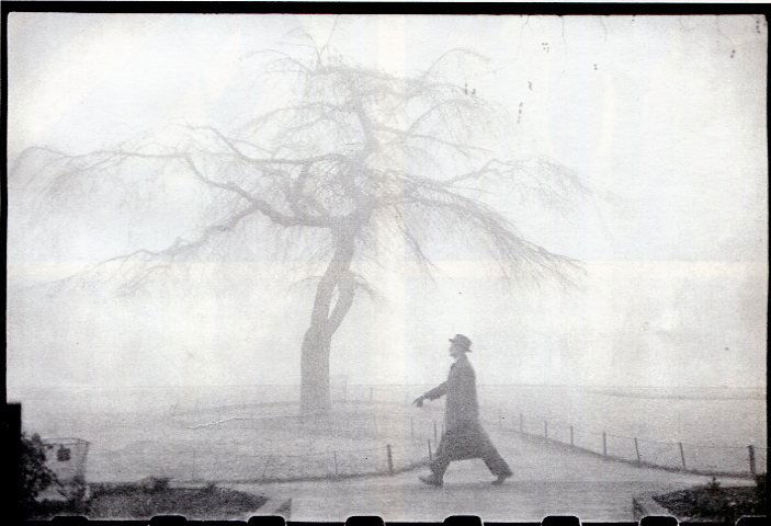 Robert Frank - London Fog - Photogravure: 1975 Sheet-Fed Photogravure by D H Greaves (English printers) - Images from London and Wales, taken in 1951 - printed later . Image size 7" x 4.5" mounted