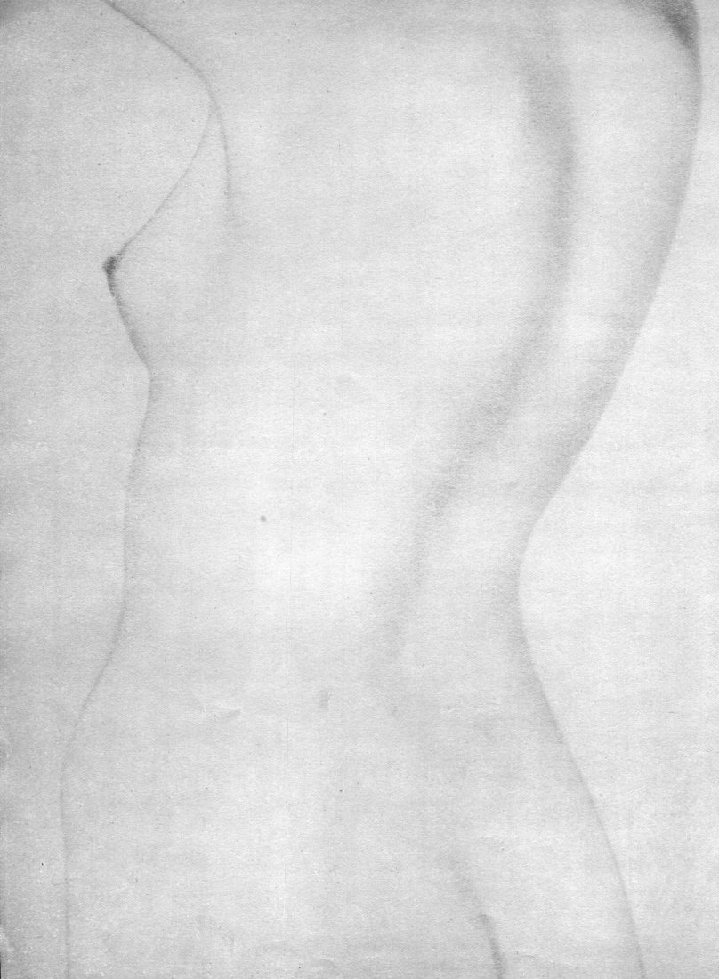 (Nude) Richard T Dooner - Torso - Vintage Gravure: Vintage Sheet-Fed PhotoGravure by Beck Engraving Company - 1936 Annual - Image size approx. 8"x10"