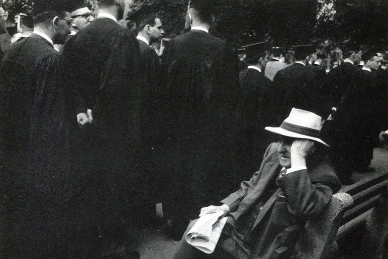 Robert Frank - Yale Commencement, New Haven CT: 1959 Sheet-fed Gravure - Grove Press - The Americans - Image size (inches) approx. 8 x5