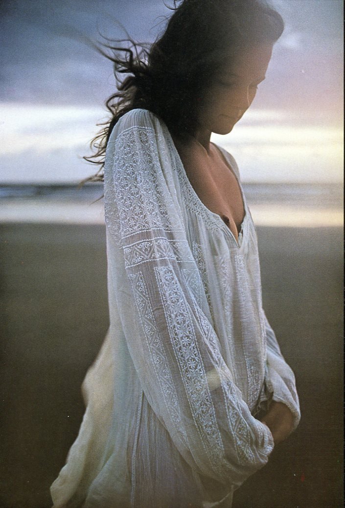 David Hamilton - Nude- Color 1972 - Color Offset: This is from a monograph of Color Offset lithograps printed in 1972 in Germany - Image size 7 x 10 . Photo Mounted with acid free tissue on conservation mat-board