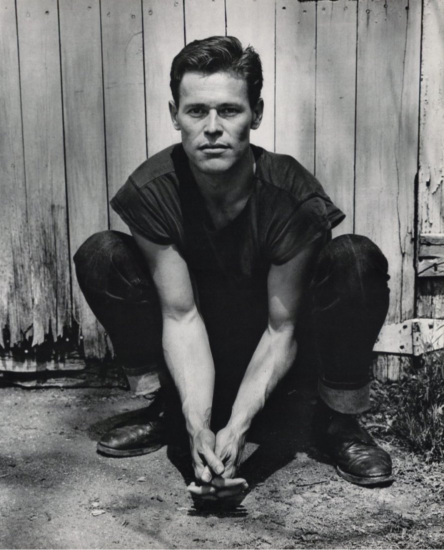 Herb Ritts - William Dafoe - PhotoGravure: 1988 Sheet-fed PhotoGravure printed Tokyo, Japan for Twin Palms Publishers in 1988 - limited edition of 6100, Nus - Image size (inches) approx. 11 x 13