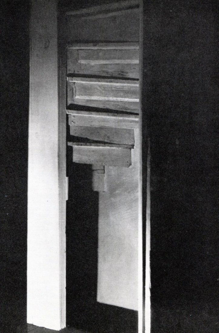 Charles Sheeler - Stairwell (1914): 1964 Printing Sheet-fed Gravure printed in the Netherlands - Image size (inches) approx. 6 x 9