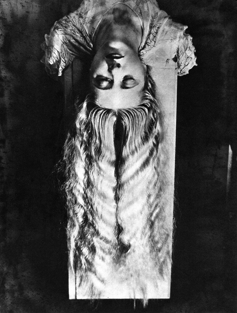 Man Ray - "Long Hair": 1934 Sheet-fed Gravure printed by Neogravure Company, France - Image size approx. 9"x 11"