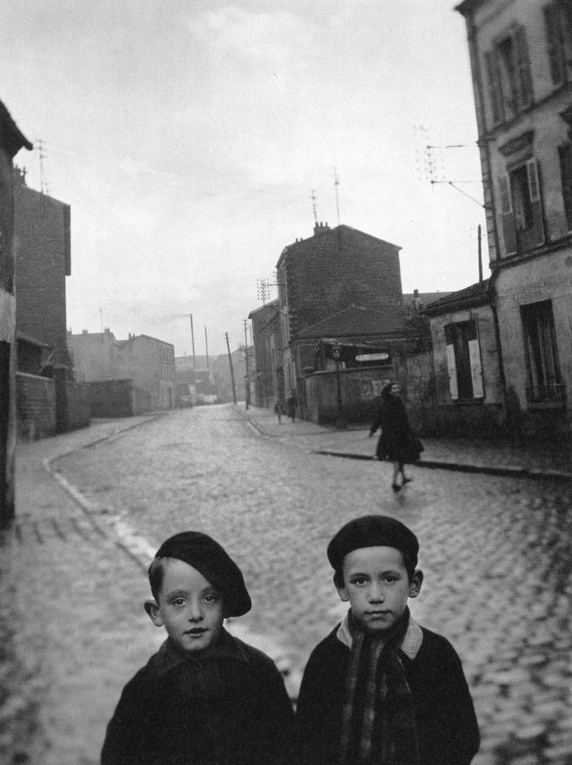 Louis Stettner - Aubervilliers, france, Paris - Gravure: 1972 Sheet-fed Gravure printed by C.J. Bucher (swiss printers) - Image size approx. 7.5 x9.5