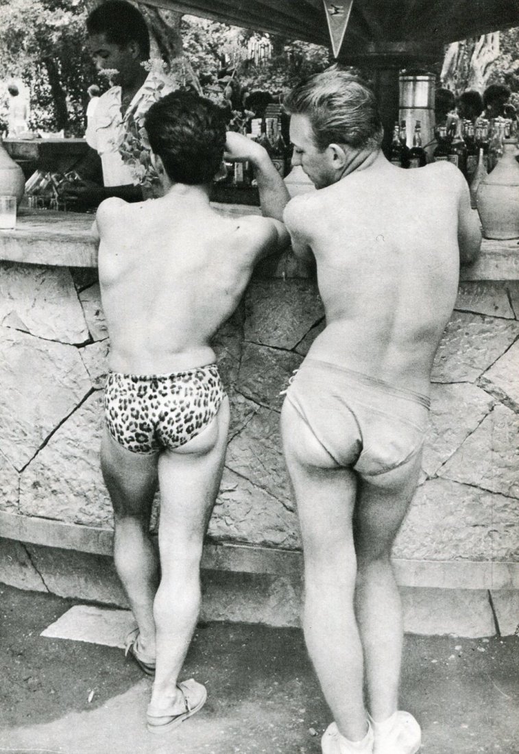 Kurt Hutton - Isle de Levant, 1956 - Gravure: Sheet-fed Gravure printed 1975 by D H Greaves UK printers) - Image size approx. 7 x 9"