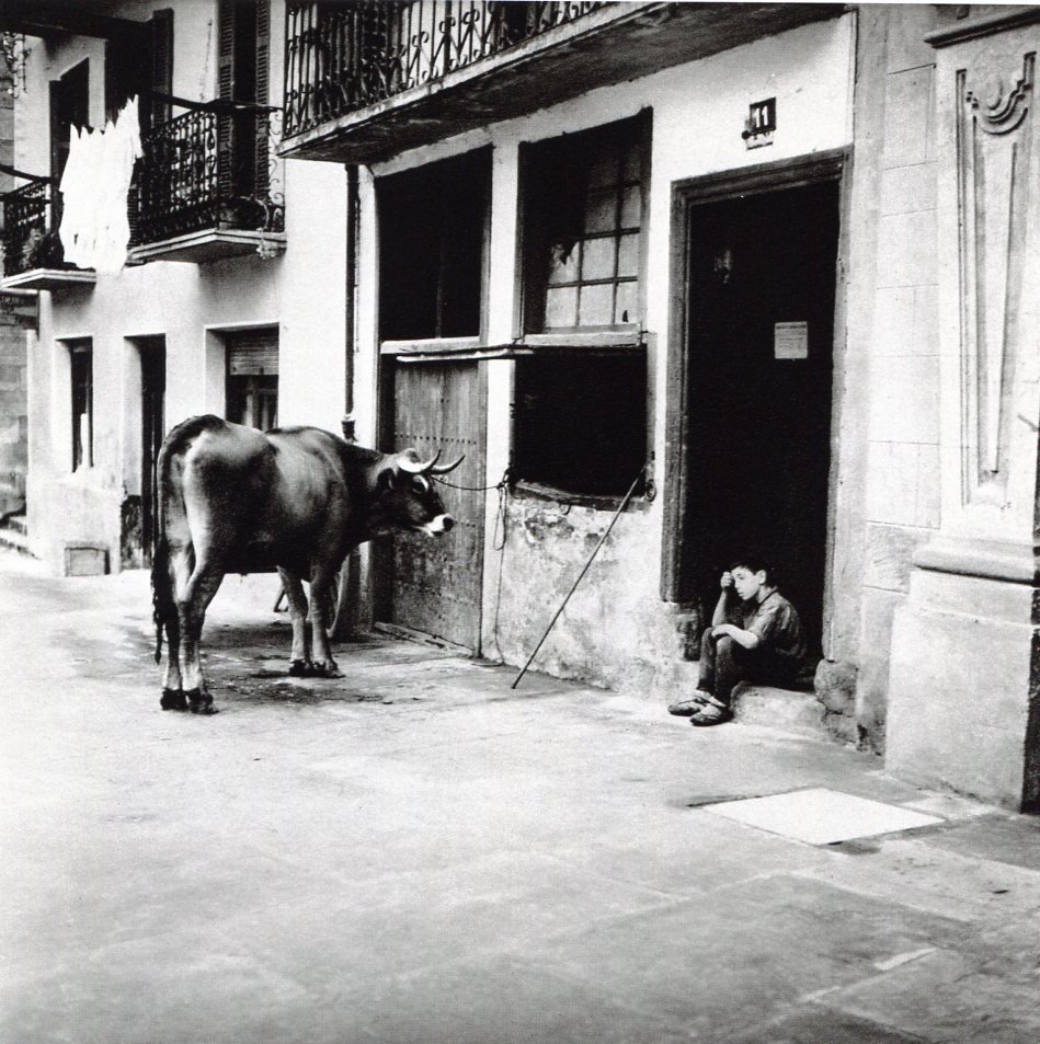 Jeanloup Sieff - Spain 1954: 1982 Sheet-fed Gravure printed by Contrejour French printers) - Image size approx. 6.5 x6.5