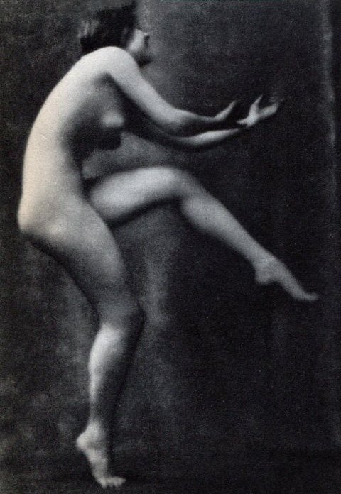 Arnold Genthe - The Dance - Allegro: 1936 Sheet-fed Gravure printed by Beck Engraving Co (Philadelphia, USA printers) - Image size approx. 3.5 x5