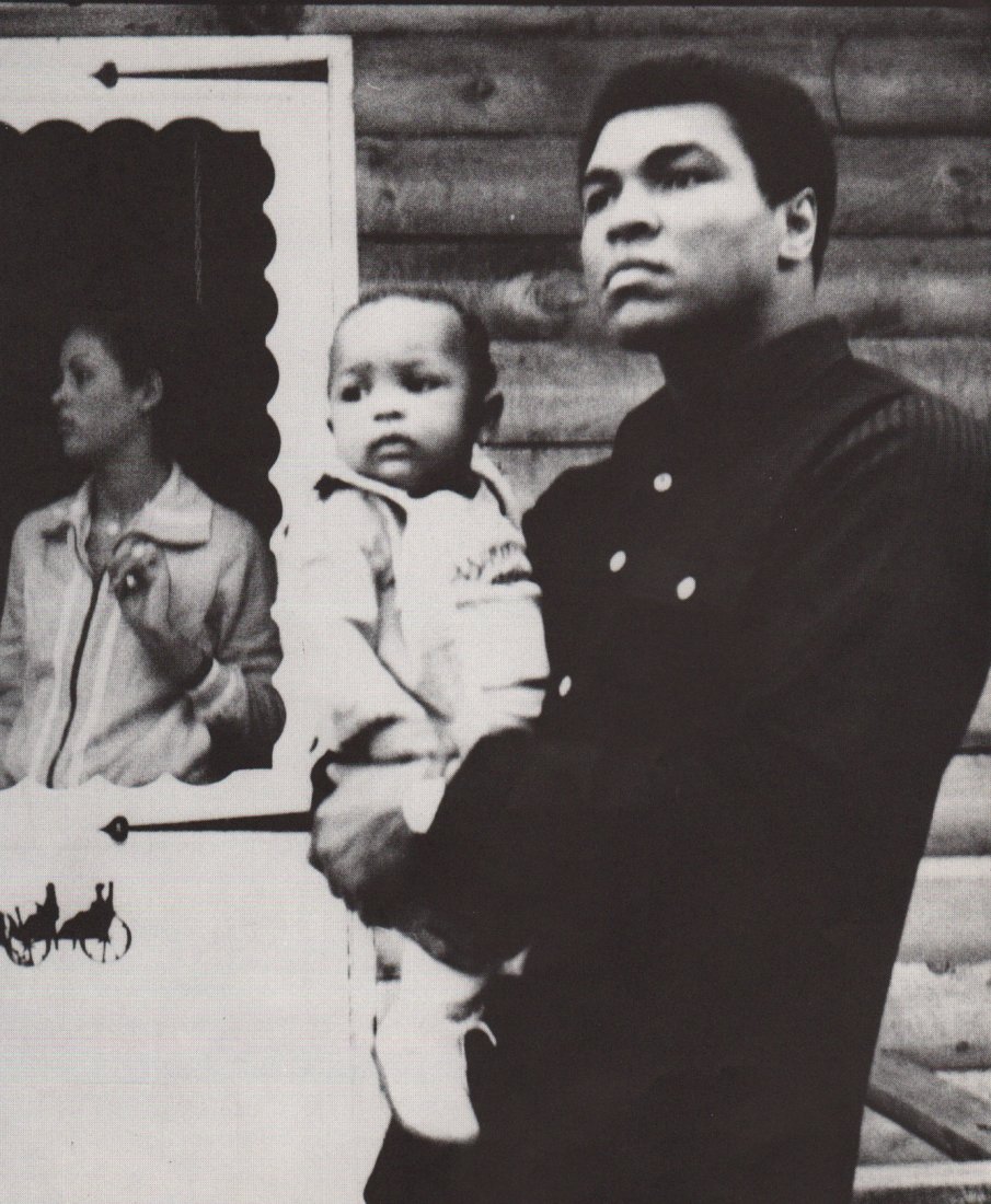 Andy Warhol - Muhammad Ali - Photo-engraving: This is a photo-engraving from a Monograph printed in 1979 in New York - Image size 9 x 11 . Photo Mounted with acid free tissue on conservation mat-board