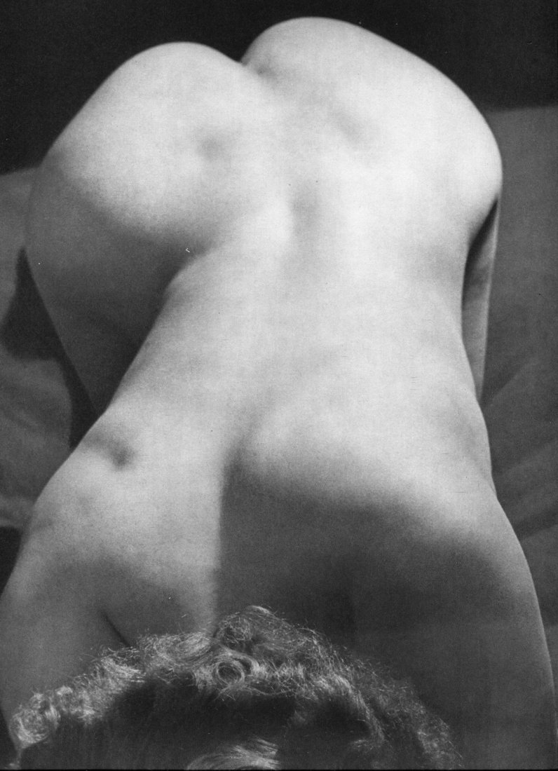 (nude) Brassai - Woman Nude Torso: Beautiful Vintage HelioGravure printed by Theo Brugiere - Paris in 1949, Etudes de Nus - Image size (inches) approx. 9 x13