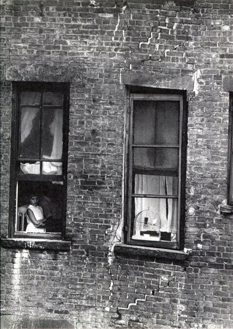 Bruce Davidson - Harlem, window: 1969 Sheet-fed Gravure by Conzett and Huber (Swiss printer) - Image Size approx. 9"x12"