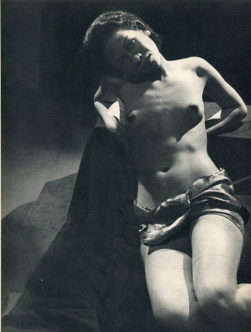 Man Ray - Nude: Vintage Sheet-Fed Gravure printed in 1935 by La Neogravure, France - Image size approx. 8.5" x 11"