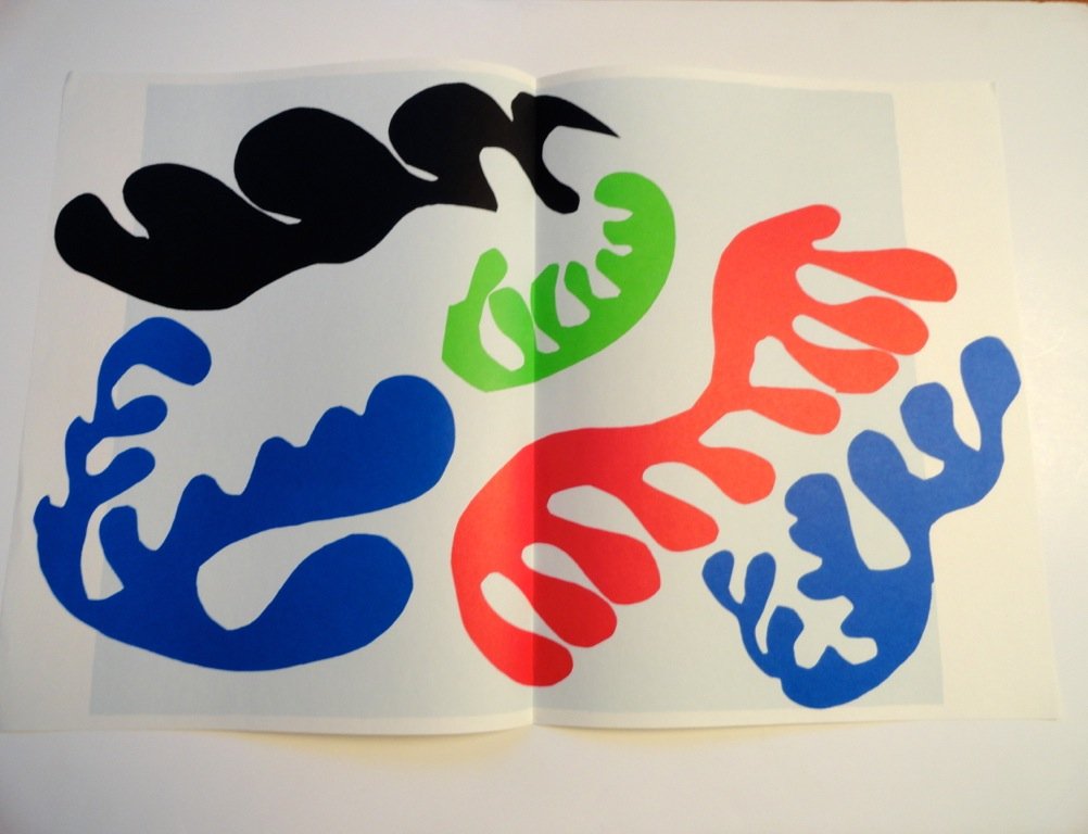 Matisse - Le Lagon 3 - Jazz Color Lithograph: This particular MATISSE is a double page color lithograph Le Lagon 3 after the original 1947 Jazz paper cut out from Verve (now almost impossible to find); This listing is for this SINGLE lithograph f