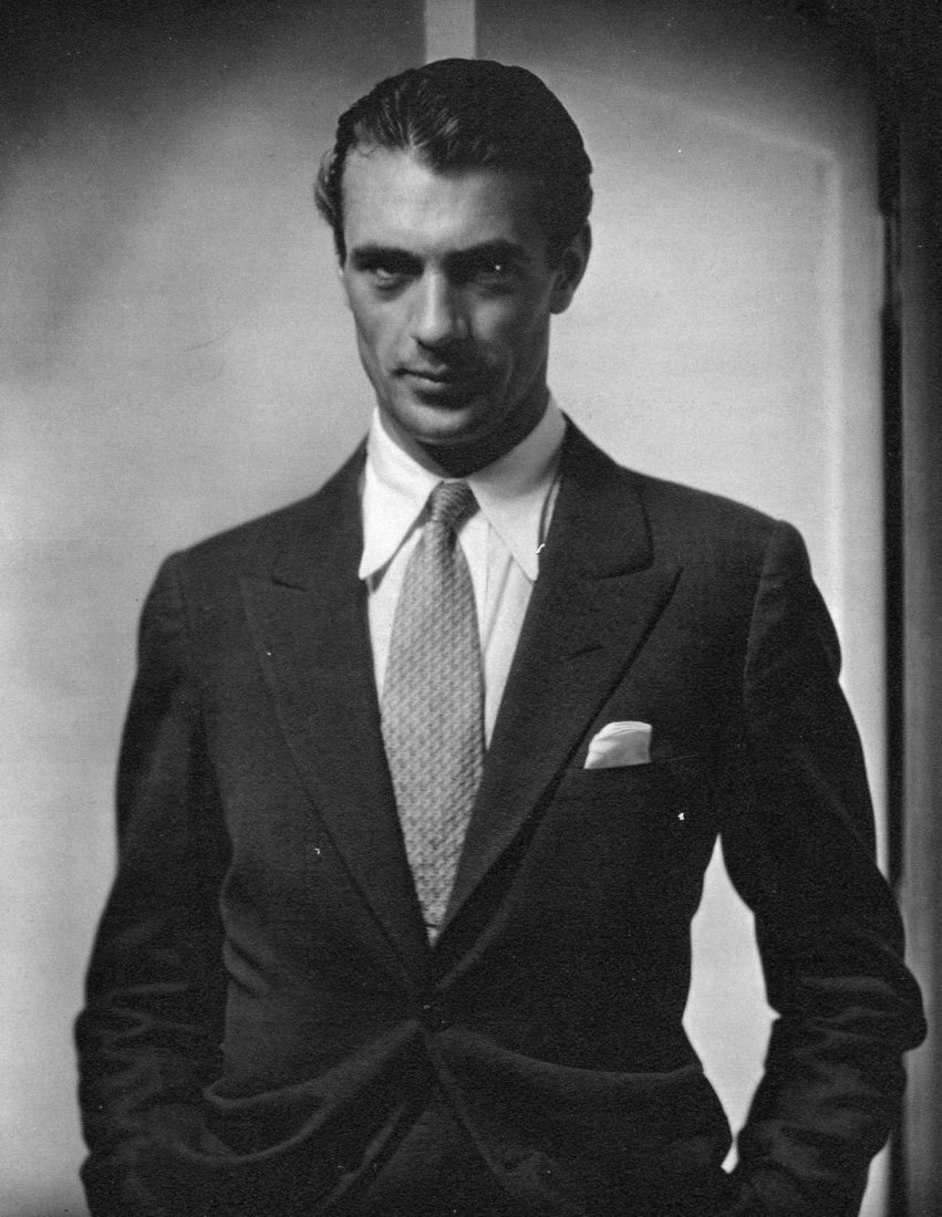 Edward Steichen - Gary Cooper, 1930 - Gravure: printed in 1963 by Conzett and Huber (Swiss printer) Sheet-fed Copperplate Gravure - Image size (inches) approx. 8 x10