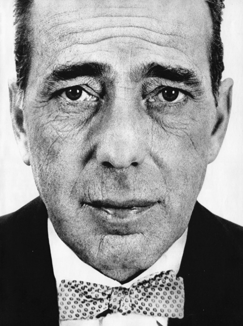 Richard Avedon - Humphrey Bogart 1953: 1959 Sheet-fed Copperplate Gravure printed by C.J. Bucher (swiss printers) - Image size approx. 10"x14"