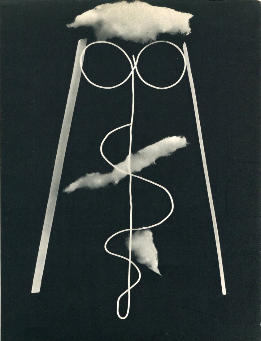 Man Ray - "Rayograph": 1934 Sheet-fed Gravure printed by Neogravure Company, France - Image size approx. 8"x 9.5"