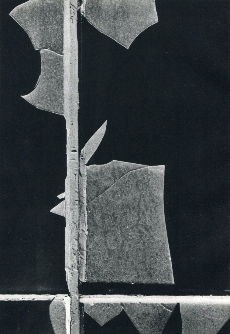 Siskind, Aaron - Broken Glass: 1958 Heibonsha publishers, Japan (printer) Sheet-fed Copperplate Gravure - Image Size approx. 6.5 x 9