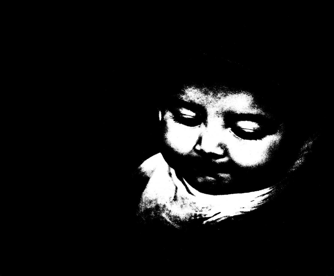 Dorr, Nell - Baby - Oaxaca: Vintage Sheet-fed Gravure printed in 1962 by Photogravure and Color Company, USA - Image size 10" X 10"