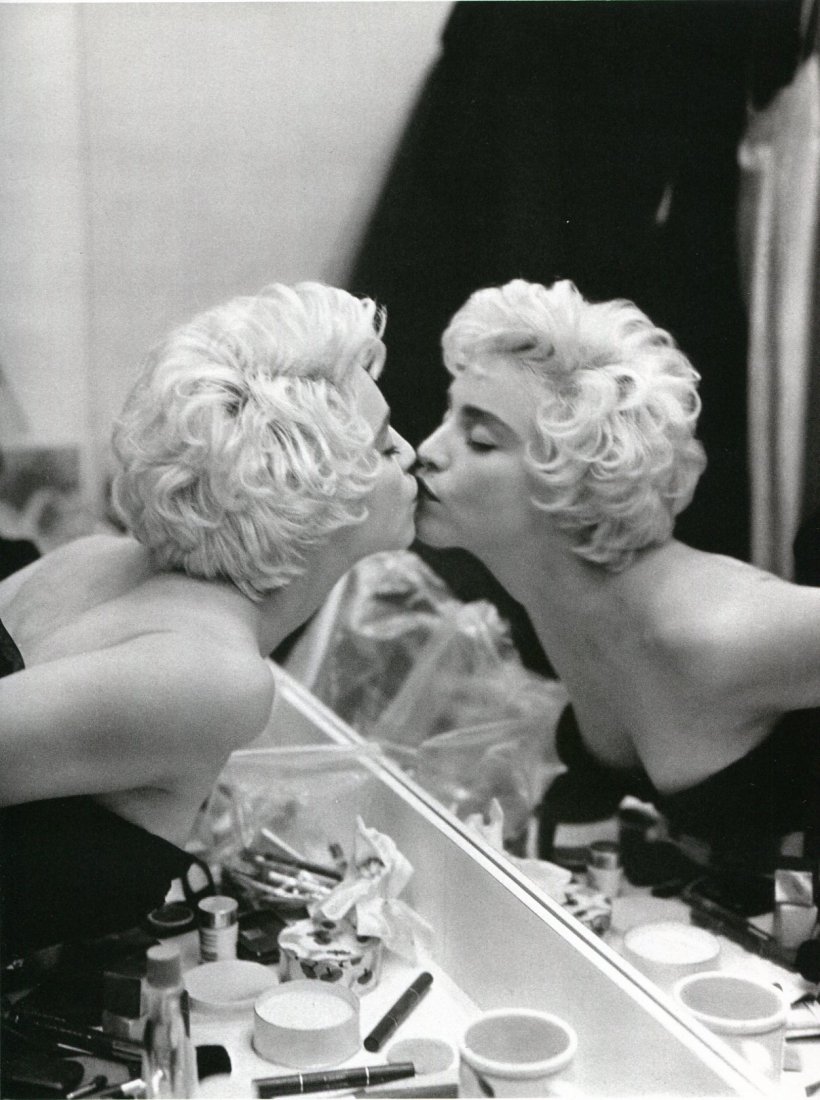 Weber, Bruce - Madonna - NYC: 1988 Sheet-fed Gravure printed by H Fournier, S.A. - Vitoria (Spanish printers) - Beautifully printed - Image size approx. 9"x12"