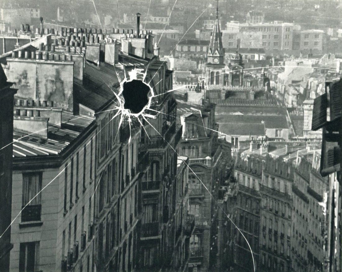 Kertesz, Andre - Broken Plate, Paris: Vintage Sheet-fed Gravure printed in 1972 by Braun Mulhaus, France - Image size 9.5" X 7.5"