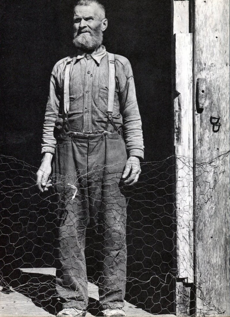 Strand, Paul - Old Fisherman, Gaspe, Canada 1936: 1968 Sheet-fed Gravure by Conzett and Huber (Swiss printer) - Image size approx. 9"x11.5"
