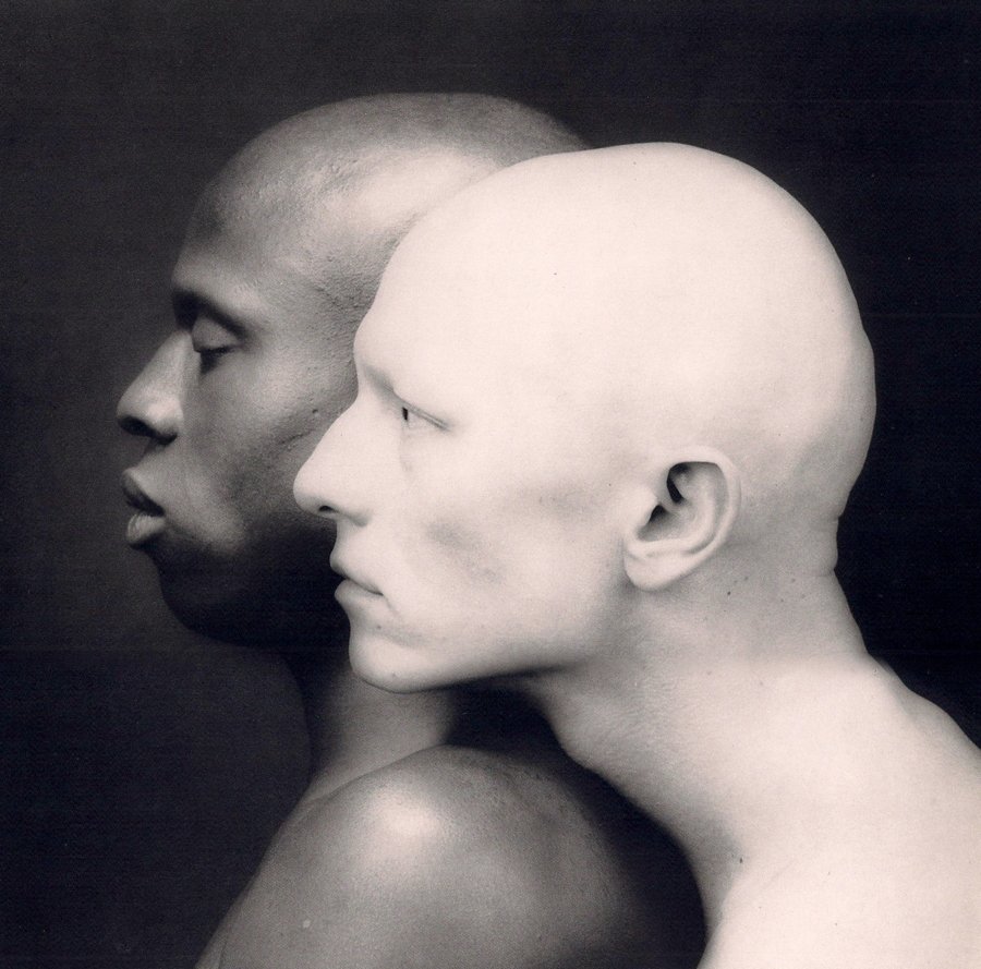 Mapplethorpe - Ken Moody & Robert Sherman: Sheet-fed Copperplate Gravure printed 1985 in Japan - Image size (inches) approx. 10" x 10"