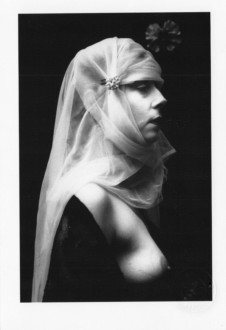Ionesco, Irina - Photograph Portrait (nudity): 4" X 6" (5 x 7.5 paper) - Single Silver Gelatin Photograph on Fujifilm (Fujicolor Crystal Archive Paper Supreme) - Raised Stamp, from a limited Edition folio (#20 of 30). Folio is signed by Ionesco (a