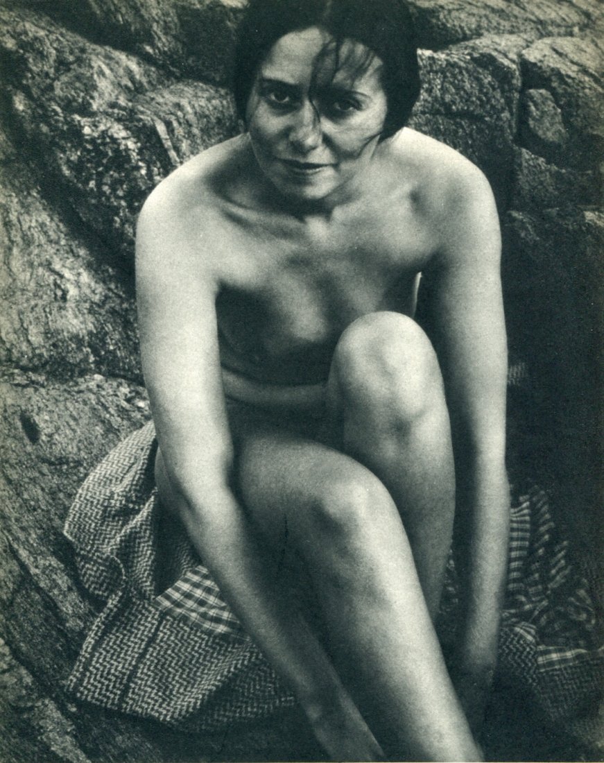 Bruehl, Anton - Nude: Vintage Sheet-fed Gravure printed in 1935 by Beck Engraving Co, USA - Image size 7.5" X 9"