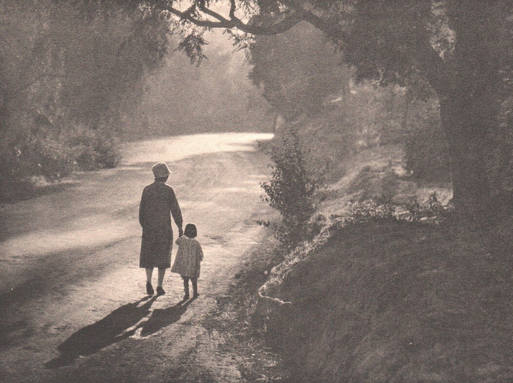 Matsumoto, M - Morning Light: Collotype printed in 1929 by Meriden Gravure Company, USA - Image size 7.5" X 5.5"
