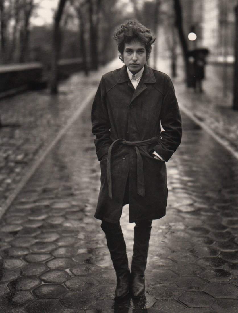 Avedon, Richard - Bob Dylan, NYC 1965: Photolithograph, printed in Italy 1991 - Image Size 11" x 14"