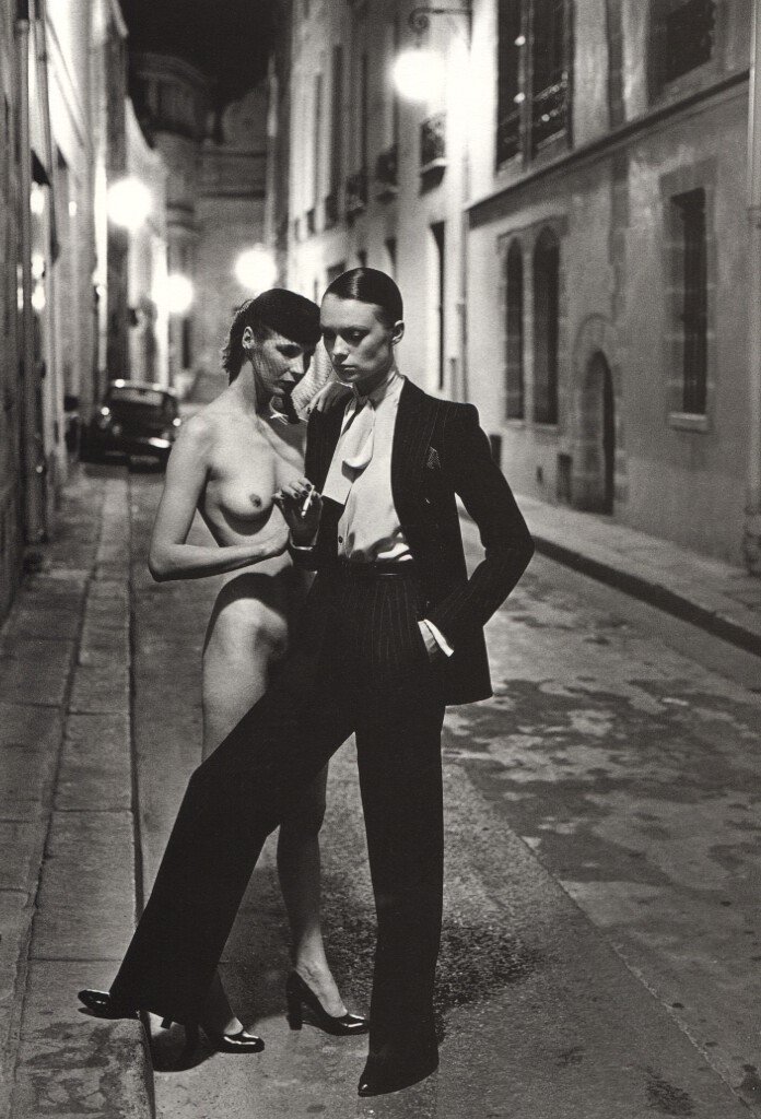 Newton, Helmut - Rue Abriot: Photolithograph, printed in France, 1996 - Image Size 6.5" x 10.5"